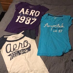 Three Aeropostale’s T shirt